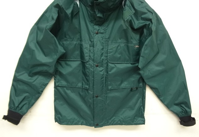 画像: 90'S ORVIS リップストップナイロン フィッシングジャケット ダークグリーン (VINTAGE)