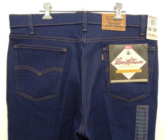 画像: 90'S LEVIS "ACTION JEANS" デニム インディゴ W38L29 USA製 (DEADSTOCK)