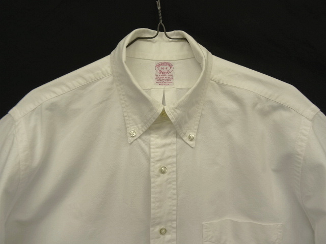 画像: 90'S BROOKS BROTHERS "MAKERS" オックスフォード BDシャツ ホワイト USA製 (VINTAGE)