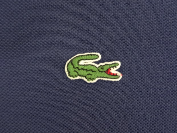 画像: 80'S CHEMISE LACOSTE 長袖 ポロシャツ ネイビー フランス製 (VINTAGE)