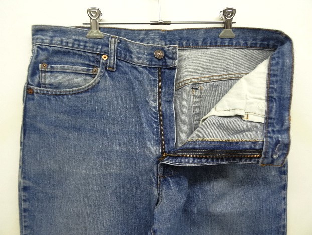 画像: 70'S LEVIS 517 "66モデル" 内股シングル バック裏シングル デニム インディゴ 刻印8 42TALONジップ USA製 W36L30 (VINTAGE)