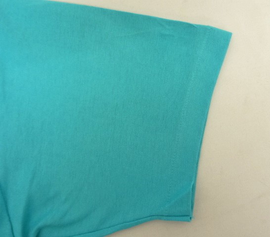 画像: 80'S LL Bean x HANES シングルステッチ 半袖 Tシャツ ターコイズブルー USA製 (DEADSTOCK)