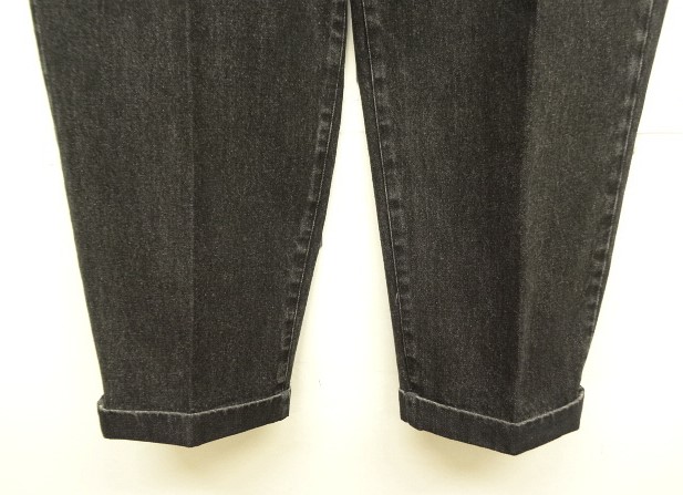 画像: WOODBLOCK "2TUCK BLACK DENIM TROUSER" BLACK (NEW)