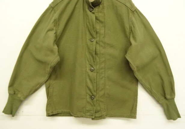 70´s 米軍ケミカルプロテクティブライナーシャツ コットンサテン