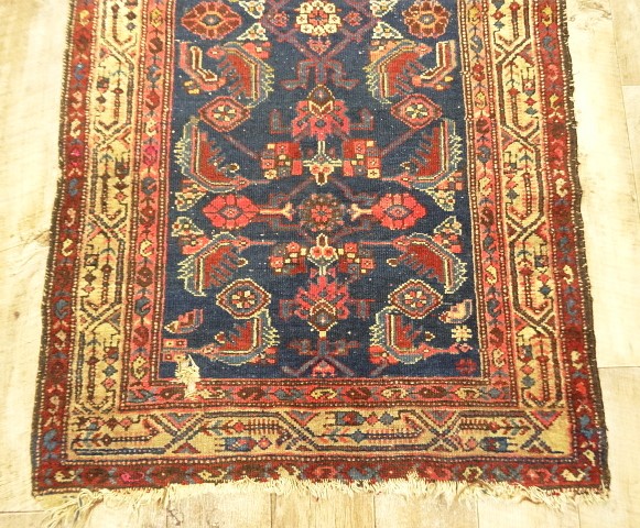 画像: オールド ウール トライバルラグ 175cm x 93cm (ANTIQUE)