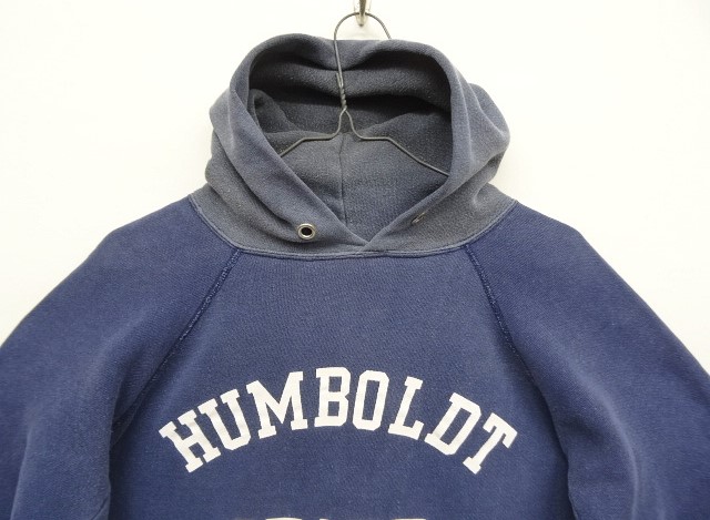 画像: 70'S CHAMPION バータグ 脇の下ガゼット付き スウェットパーカー ツートンカラー (VINTAGE)