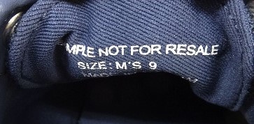 画像2: VANS "SALES SAMPLE" WARD オールレザー スニーカー ブラウン/ネイビー (一点物/NEW)