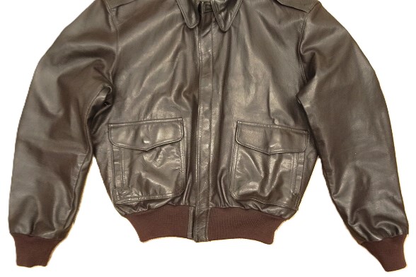 画像: 80'S LL Bean "A-2" レザー フライトジャケット ダークブラウン USA製 (MINT CONDITION)