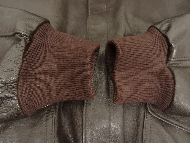 画像: 80'S LL Bean "A-2" レザー フライトジャケット ダークブラウン USA製 (MINT CONDITION)