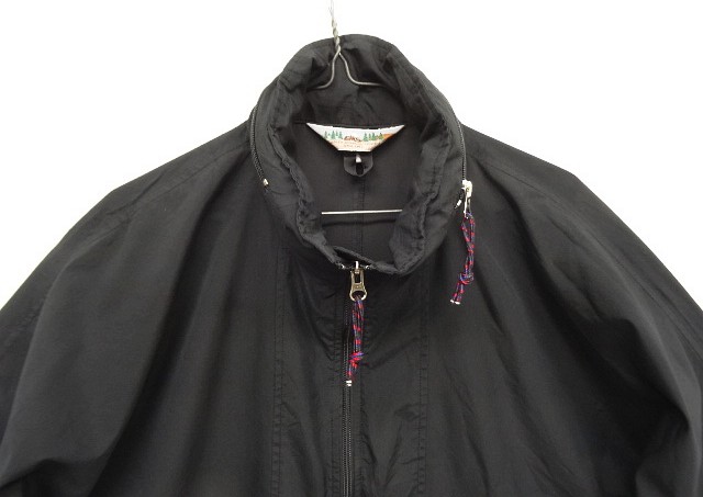 画像: 90'S EMS (EASTERN MOUNTAIN SPORTS) 三角タグ フード付き ナイロンジャケット ブラック (VINTAGE)