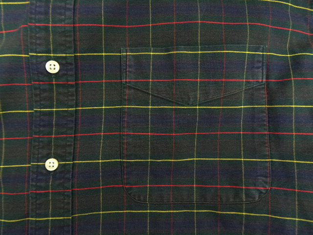 画像: 90'S RALPH LAUREN "THE BIG OXFORD" 裾ロゴ刺繍 オックスフォード 長袖 BDシャツ チェック柄 (VINTAGE)
