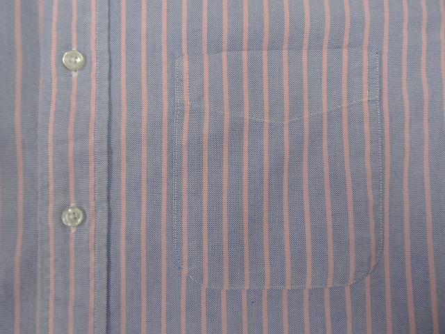 画像: 80'S LL Bean オックスフォード 長袖 BDシャツ ストライプ USA製 (VINTAGE)
