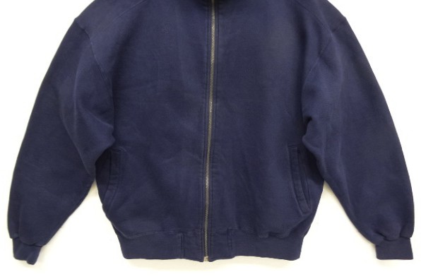 画像: 80'S LL Bean by RUSSELL ATHLETIC フルジップ スウェットシャツ ネイビー USA製 (VINTAGE)
