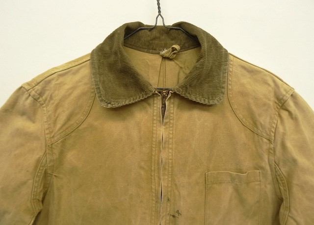 画像: 50'S AMERICAN FIELD ハンティングジャケット CONMARダブルジップ ベージュ (VINTAGE)
