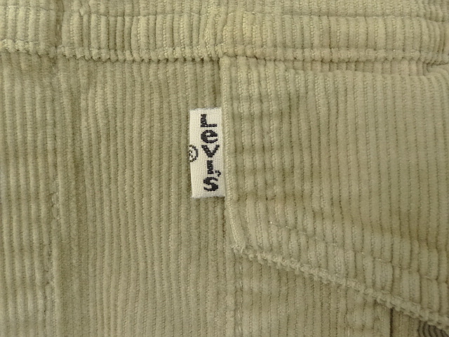 画像: 90'S EURO LEVIS "70503" 4thモデル コーデュロイジャケット ベージュ イタリア製 (VINTAGE)