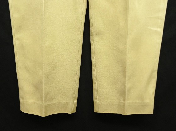 画像: 70'S LL Bean "DICKIES製" TMタグ ワークパンツ ベージュ TALONアルミジップ USA製 (VINTAGE)