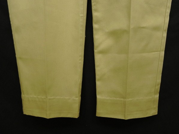 画像: 70'S LL Bean "DICKIES製" 筆記体タグ ワークパンツ ベージュ TALONアルミジップ USA製 (VINTAGE)