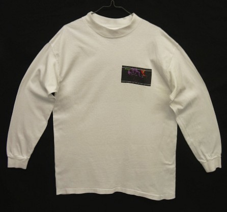 画像1: 90'S THIRTY TWO DEGREES BAR & GRILLE シングルステッチ 長袖 Tシャツ ホワイト USA製 (VINTAGE)