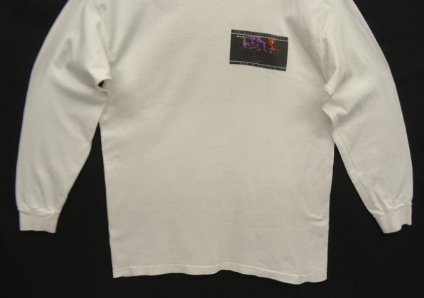 画像: 90'S THIRTY TWO DEGREES BAR & GRILLE シングルステッチ 長袖 Tシャツ ホワイト USA製 (VINTAGE)