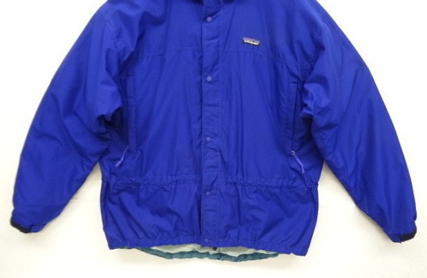 画像: 90'S PATAGONIA 裏地メッシュリップストップナイロン シェルジャケット ダークブルー (VINTAGE)