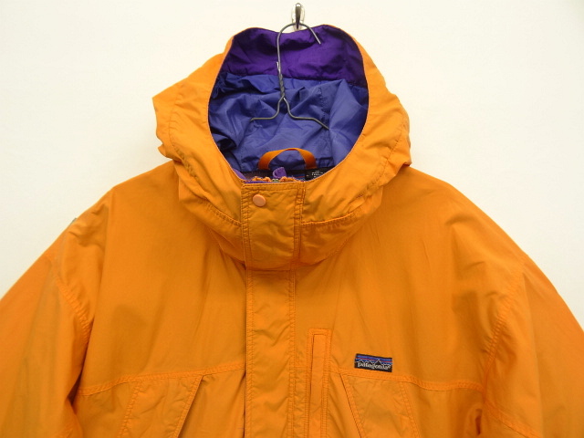 画像: 90'S PATAGONIA 旧タグ ナイロン アノラックパーカー マンゴー/パープル (VINTAGE)