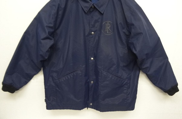 画像: 90'S RALPH LAUREN "POLO SPORT" 裏地付き コーチジャケット ネイビー (VINTAGE)