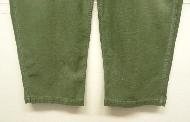 画像: 60'S アメリカ軍 US ARMY "OG107" コットンサテン ベイカーパンツ W36L33 (VINTAGE)