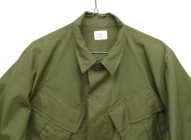画像: 70'S アメリカ軍 US ARMY "JUNGLE FATIGUE" リップストップ ファティーグジャケット S-SHORT (DEADSTOCK)