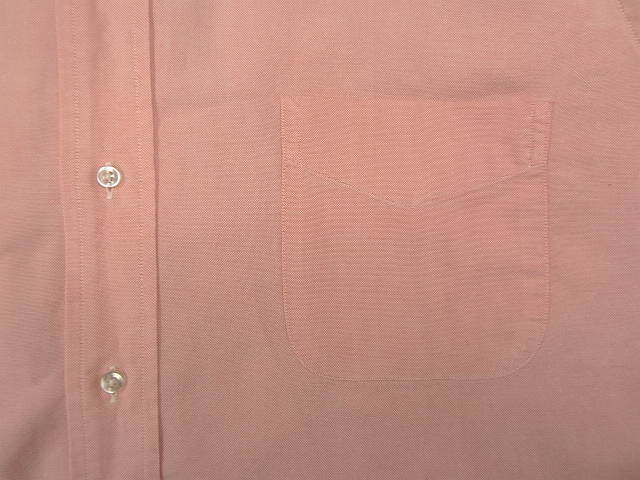画像: 80'S BROOKS BROTHERS オックスフォード BDシャツ ライトオレンジ USA製 (VINTAGE)