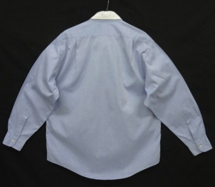 画像3: 90'S BROOKS BROTHERS "MAKERS" オックスフォード タブカラー クレリックシャツ ホワイト/ブルー USA製 (VINTAGE)