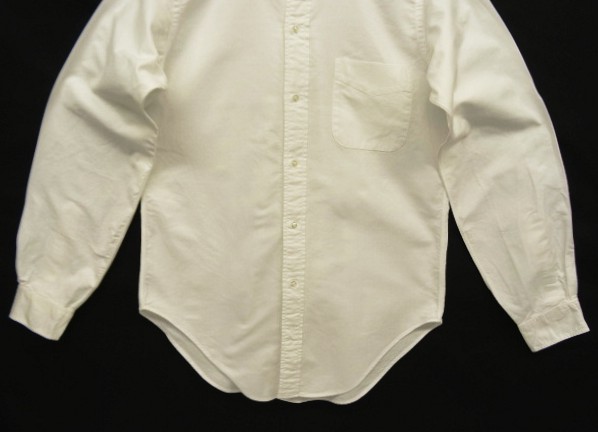 画像: 60'S BROOKS BROTHERS "MAKERS" 6ボタン オックスフォード BDシャツ ホワイト USA製 (VINTAGE)