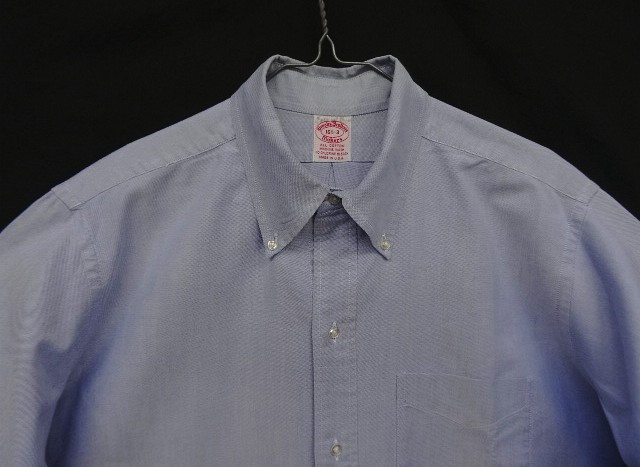 画像: 70'S BROOKS BROTHERS "MAKERS" 6ボタン オックスフォード BDシャツ ブルー USA製 (VINTAGE)