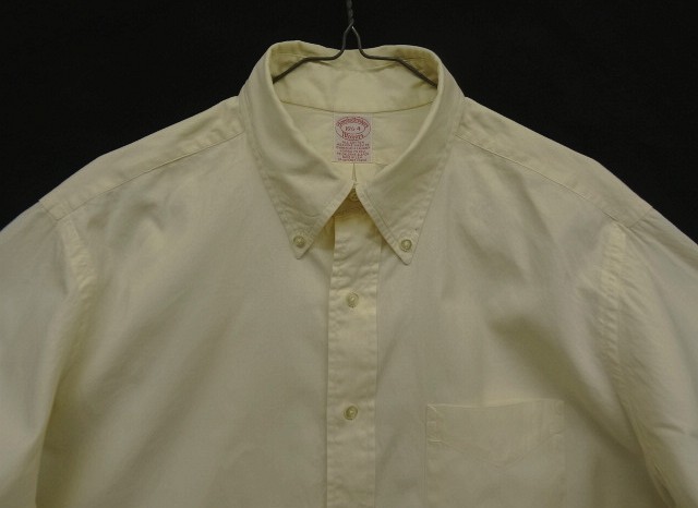 画像: 90'S BROOKS BROTHERS "MAKERS" オックスフォード BDシャツ 生成り USA製 (VINTAGE)