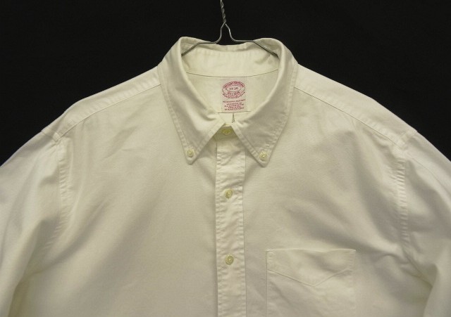 画像: 90'S BROOKS BROTHERS オックスフォード BDシャツ ホワイト USA製 (VINTAGE)