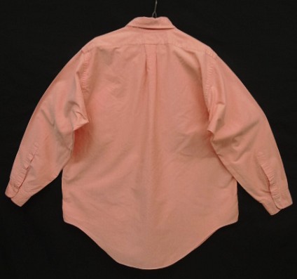 画像3: 80'S BROOKS BROTHERS オックスフォード BDシャツ ライトオレンジ USA製 (VINTAGE)