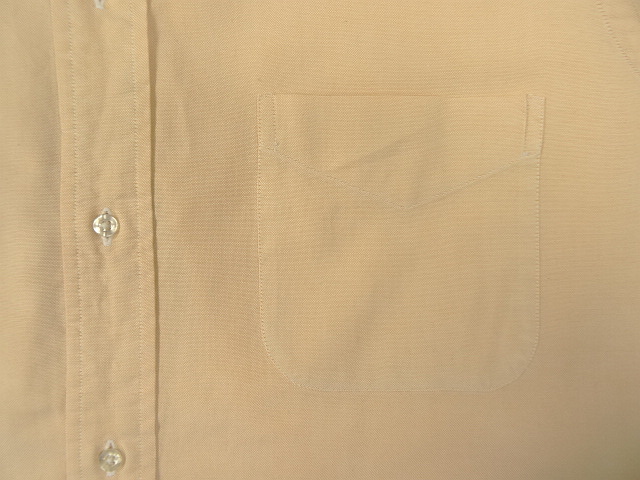 画像: 70'S BROOKS BROTHERS "MAKERS" 6ボタン オックスフォード BDシャツ イエロー USA製 (VINTAGE)
