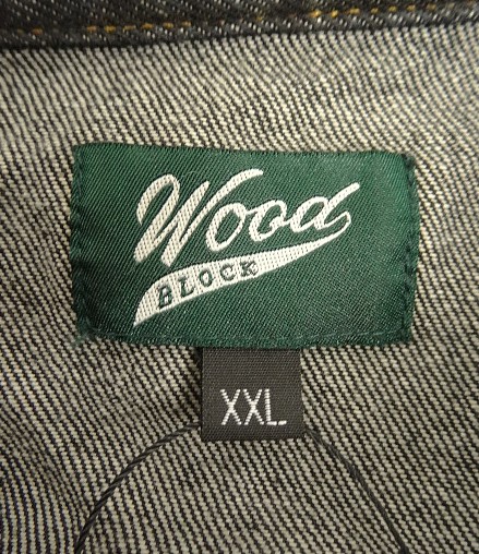 画像2: WOODBLOCK "1st TYPE DENIM JACKET" BLACK (NEW)