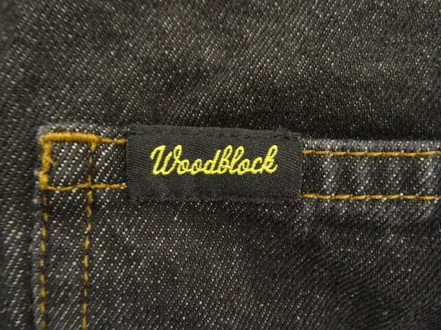 画像: WOODBLOCK "1st TYPE DENIM JACKET" BLACK (NEW)