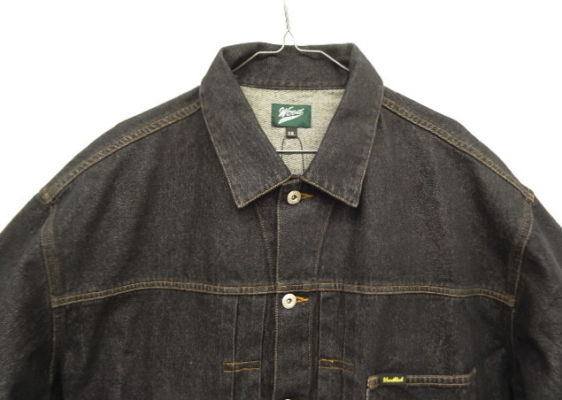 画像: WOODBLOCK "1st TYPE DENIM JACKET" BLACK (NEW)