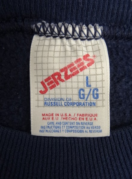 画像2: 80'S UNITEL アメリカ企業物 クルーネック スウェットシャツ ネイビー USA製 (VINTAGE)