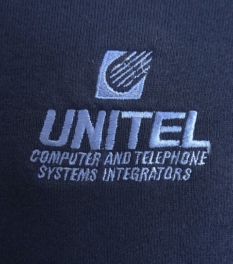 画像3: 80'S UNITEL アメリカ企業物 クルーネック スウェットシャツ ネイビー USA製 (VINTAGE)