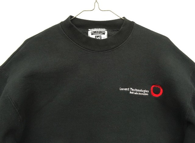 画像: 90'S LUCENT TECHNOLOGIES アメリカ企業物 クルーネック スウェットシャツ ブラック USA製 (VINTAGE)