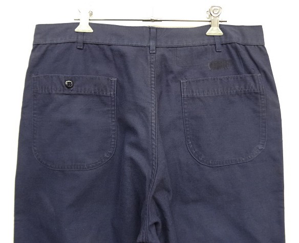 画像: 70'S アメリカ軍 US NAVY コットンサテン ユーティリティパンツ GENERALジップ 36R (VINTAGE)