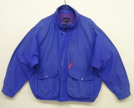 画像1: 80'S PATAGONIA 旧タグ 初期 バギーズジャケット ブルー/パープル USA製 (VINTAGE)