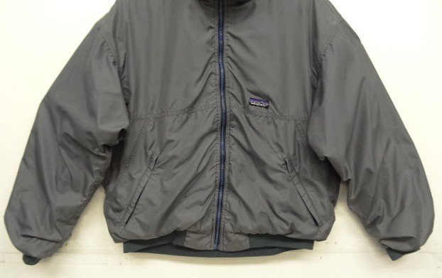 画像: 80'S PATAGONIA 旧タグ 三角タグ シェルドキャプリーンジャケット ダークグレー カナダ製 (VINTAGE)