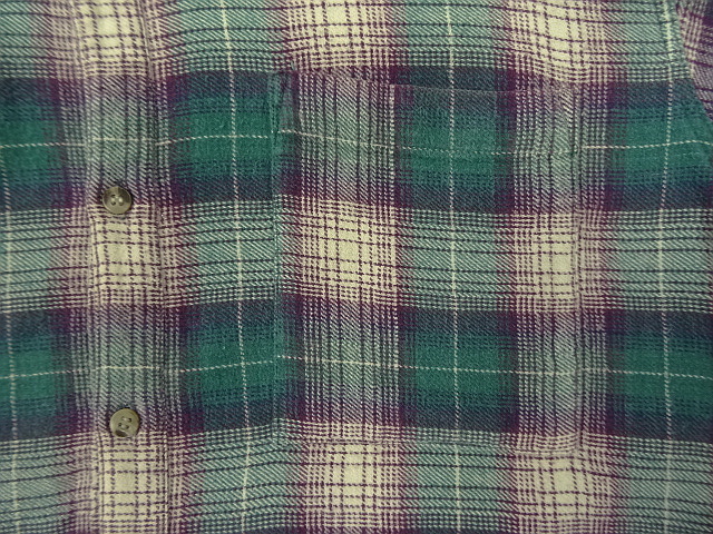 画像: 90'S NORTHERN REFLECTION フランネル BDシャツ オンブレチェック (VINTAGE)