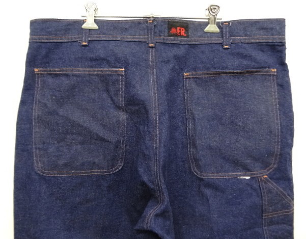 画像: 80'S RED KAP "FIRE RESISTANT" デニム ペインターパンツ インディゴ USA製 (DEADSTOCK)