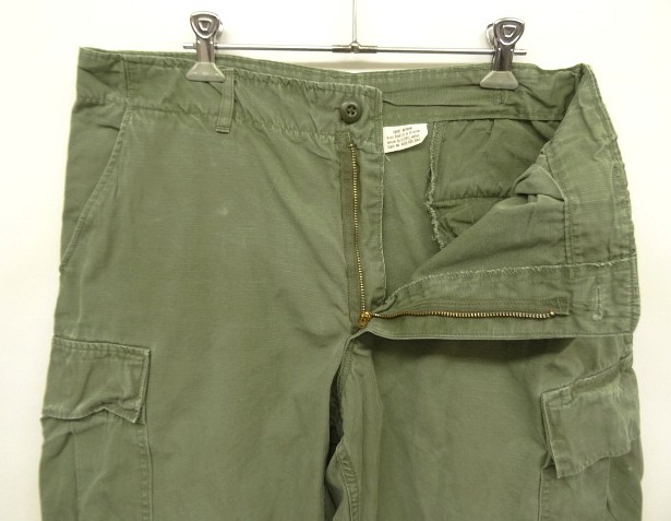 画像: 60'S アメリカ軍 US ARMY "JUNGLE FATIGUE" カーゴパンツ M-SHORT (VINTAGE)