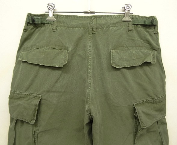 画像: 60'S アメリカ軍 US ARMY "JUNGLE FATIGUE" カーゴパンツ M-SHORT (VINTAGE)