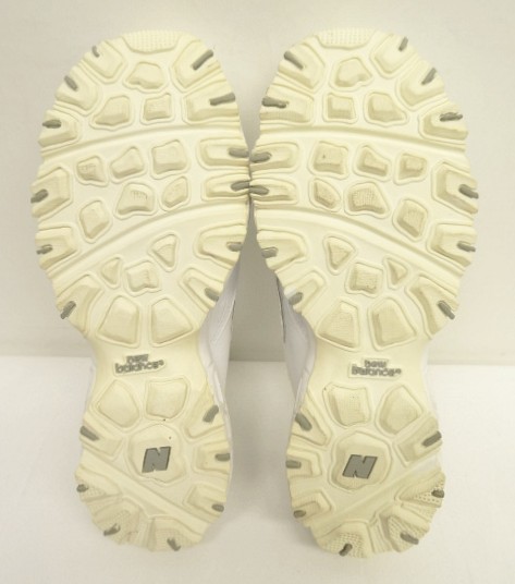 画像: NEW BALANCE 801 "ALL TERRAIN" レザー スリッポン オールホワイト (USED)